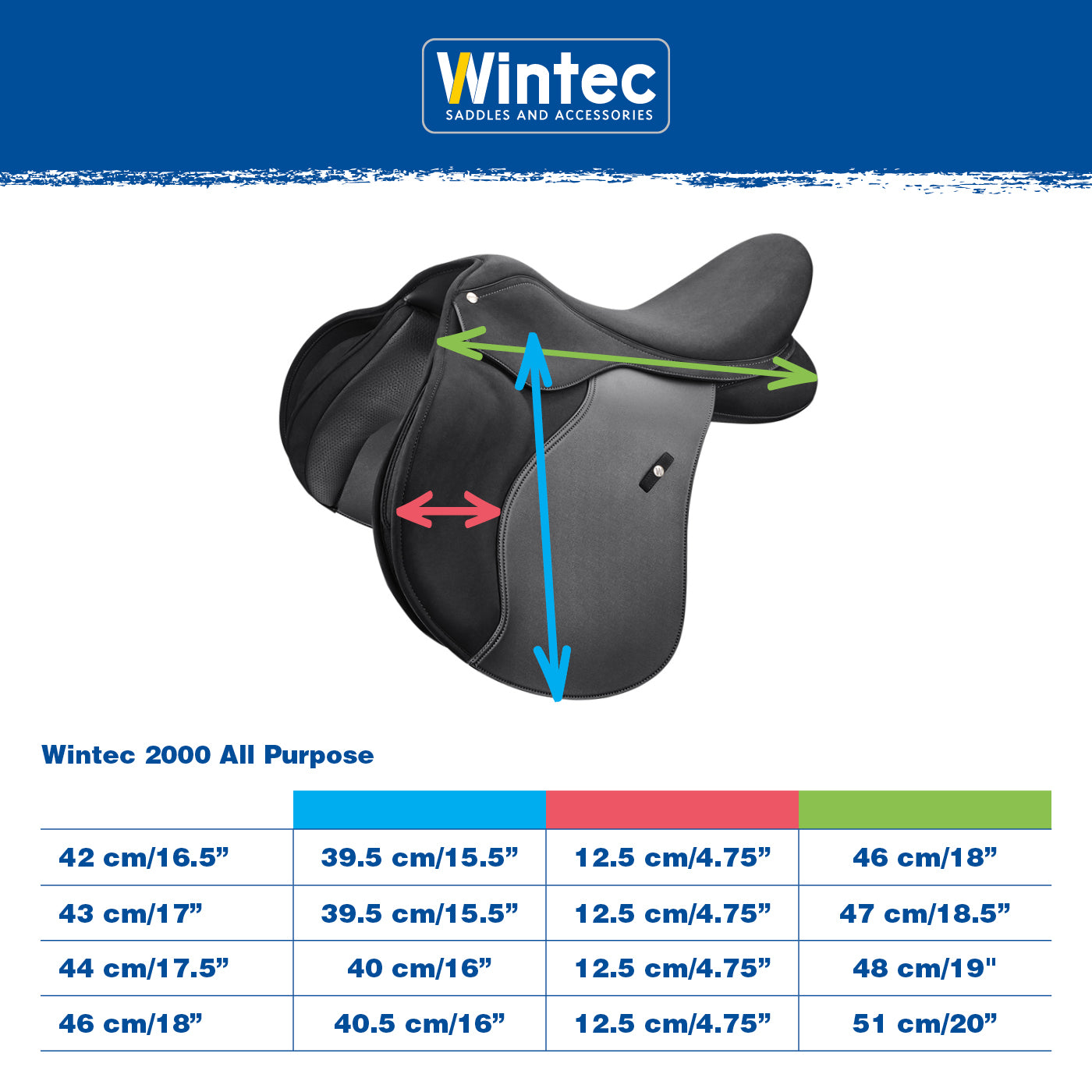 Sella Wintec 2000 All Purpose GP, Uso Generale, Nera/marrone, Regolabile, NUOVA - Foto 4