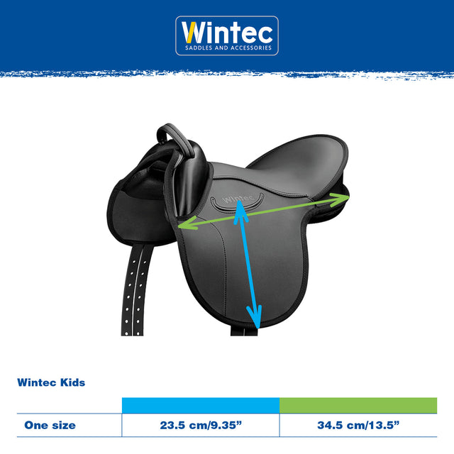 Wintec Kids measurement and size chart