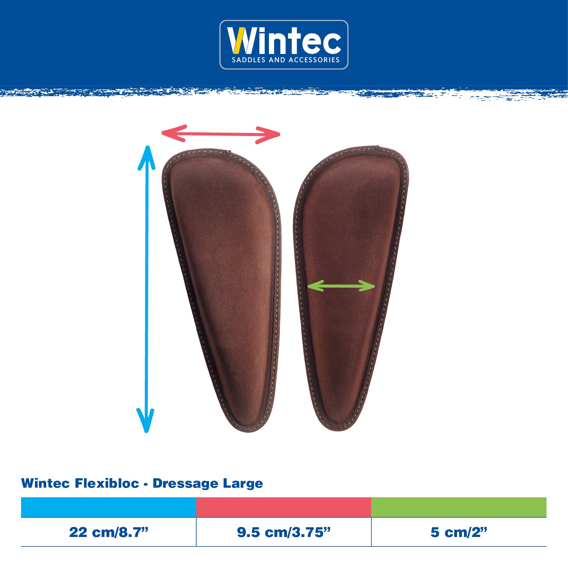 Wintec Flexiblocs, Wintec Klettpauschen für Sättel Wintec Flexiblocs, Wintec Klettpauschen für Sättel