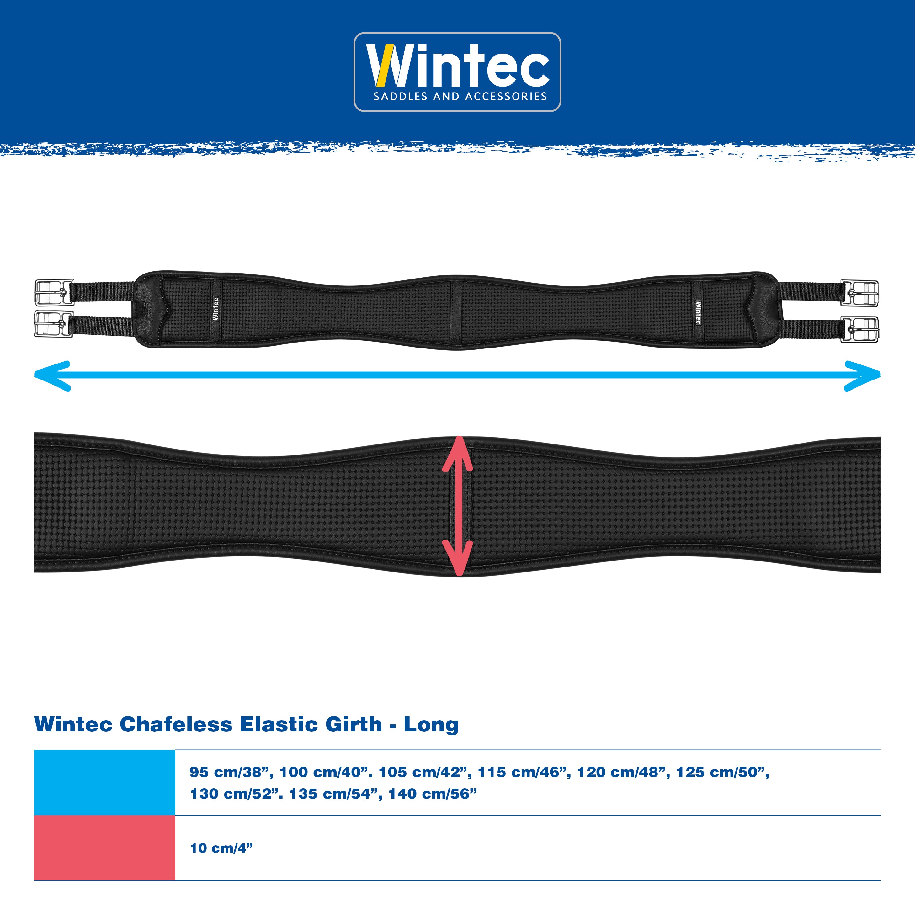 Wintec Chafeless Elastic Girth