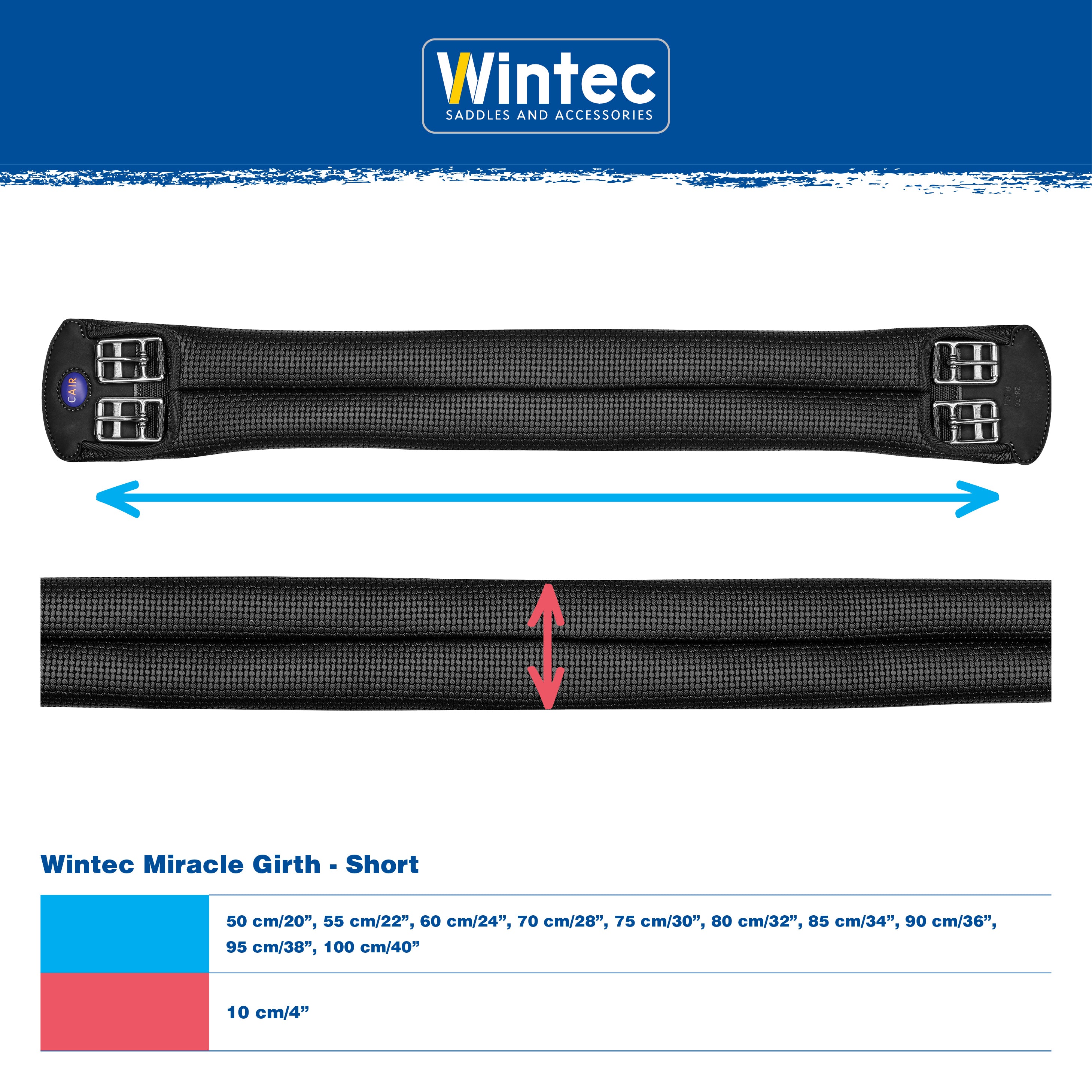 Wintec Miracle Girth (short)